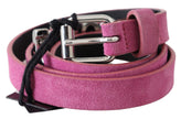 Just Cavalli Fuschia Pink Leather Waist Belt