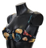 Dolce & Gabbana Chic Seashell-Print Bikini Top