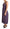 Dolce & Gabbana Elegant Sleeveless A-Line Purple Stripe Dress