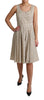 Dolce & Gabbana Elegant Polka Dot Sleeveless A-Line Dress