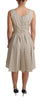 Dolce & Gabbana Elegant Polka Dot Sleeveless A-Line Dress