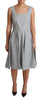 Dolce & Gabbana Chic Polka Dotted Sleeveless A-Line Dress