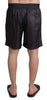 Dolce & Gabbana Chic Black Polka Dot Men's Swim Trunks