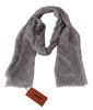 Missoni Elegant Wool Silk Blend Plaid Scarf