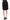 Corrado De Biase Elegant Black Wool-Cotton Blend Skirt