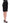 Corrado De Biase Elegant Black Wool-Cotton Blend Skirt