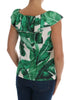 Dolce & Gabbana Elegant Sequined Pineapple Blouse