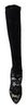 Dolce & Gabbana Elegant Black Stretch Sock Pumps