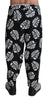 Dolce & Gabbana Elegant Palm Leaf Print Cotton Trousers