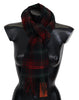 Missoni Elegant Check Wool Scarf with Logo Embroidery