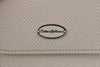 Dolce & Gabbana Chic White Leather Condom Case Wallet