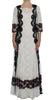 Dolce & Gabbana Floral Lace Silk Blend Maxi Dress