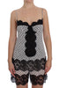 Dolce & Gabbana Elegant Floral Lace Silk Chemise