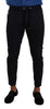 Dolce & Gabbana Elegant Dark Blue Skinny Jogging Pants