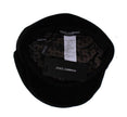 Dolce & Gabbana Sleek Black Newsboy Cap
