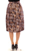Dolce & Gabbana Elegant Floral Silk Full Skirt