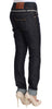 Acht Elegant Straight Leg Dark Blue Jeans