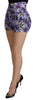 Dolce & Gabbana Elegant Floral High Waist Designer Shorts