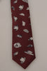 Dolce & Gabbana Maroon Elegance Silk Tie