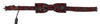 Dolce & Gabbana Elegant Maroon Patterned Bow Tie