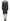 BENCIVENGA Elegant Gray Checkered Sheath Suit Set