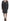 BENCIVENGA Elegant Gray Striped Dress & Blazer Suit Set