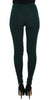 Dolce & Gabbana Emerald Treasure High Waist Cashmere Pants