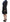 Exte Elegant Two-Piece Black Skirt Suit