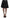 Exte Elegant Two-Piece Black Skirt Suit