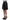 Exte Elegant Two-Piece Black Skirt Suit