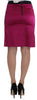 Exte Chic Black and Pink Skirt Suit Ensemble