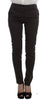 Exte Chic Brown Cotton-Elastane Suit Set