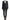 Exte Chic Gray Cotton Blend Pantsuit Ensemble