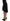 Exte Chic Black and Blue Cotton Blend Skirt