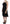 Dolce & Gabbana Elegant Black Floral Lace Knee-Length Dress