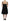 Dolce & Gabbana Elegant Black Floral Lace Knee-Length Dress