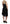 Dolce & Gabbana Elegant Black Floral Lace Knee-Length Dress