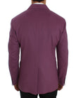 Dolce & Gabbana Elegant Purple Cashmere-Silk Blend Blazer