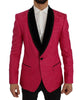 Dolce & Gabbana Floral Brocade Single-Breasted Blazer