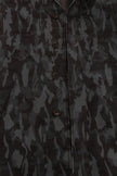 Dolce & Gabbana Blue Camouflage Trench Coat Elegance
