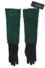 Dolce & Gabbana Elegant Elbow-Length Leather Gloves