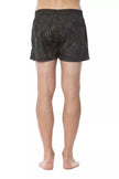 Roberto Cavalli Sport Army Polyester Men Swimwear