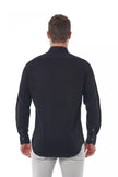 Bagutta Black Cotton Men's Shirt
