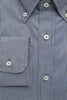 Robert Friedman Blue Cotton Men Shirt