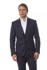 Verri Blue Wool Men Blazer