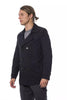 Verri Blue Cotton Men Blazer
