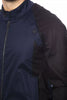 Verri Blue Cotton Men Bomber Jacket