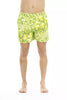 Just Cavalli Green Polyester Men Swim Short