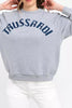 Trussardi Gray Cotton Women Sweater