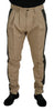 Dolce & Gabbana Elegant Bi-Color Cotton Stretch Pants